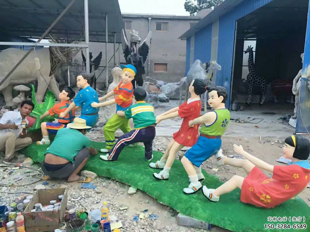 拔萝卜雕塑厂家,儿童玩耍雕塑,玻璃钢童趣人物小品 拔萝卜雕塑厂家,儿童玩耍雕塑,玻璃钢童趣人物小品