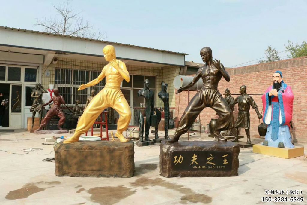 李小龙雕塑厂家,功夫人物摆件,玻璃钢仿古人物小品 李小龙雕塑厂家,功夫人物摆件,玻璃钢仿古人物小品