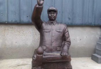 雷锋胸像雕塑厂家，革命人物雕塑，玻璃钢半身像雕塑制作