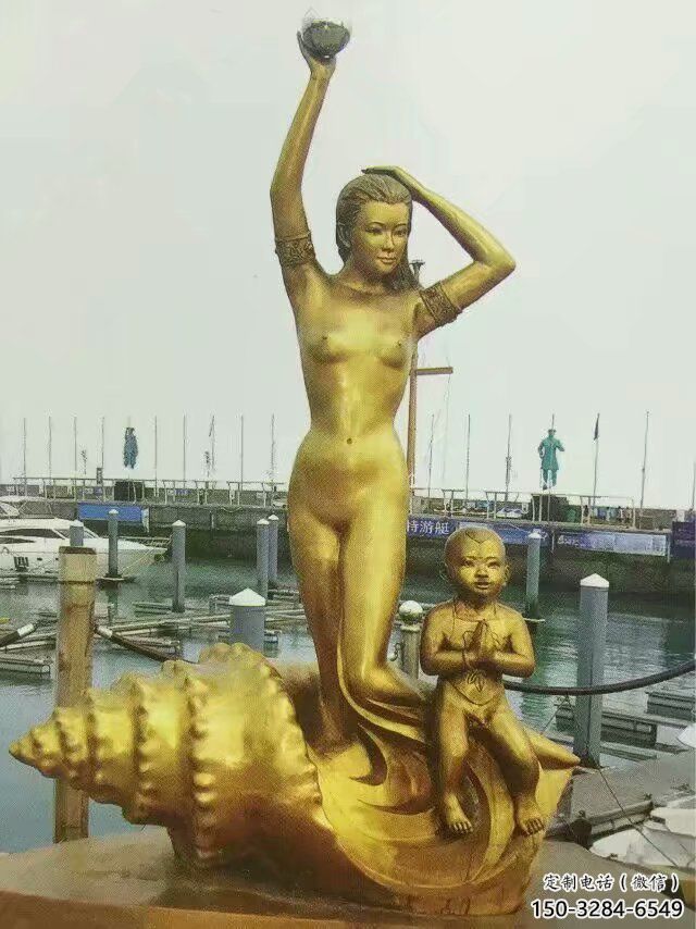 美人鱼雕塑厂家,西方女人小品,仿铜卡通主题摆件 美人鱼雕塑厂家,西方女人小品,仿铜卡通主题摆件