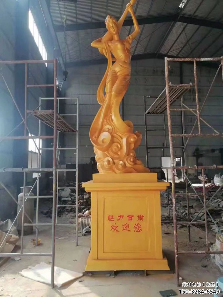 飞天雕塑厂家,神话人物雕塑小品,仿铜玻璃钢公园雕塑摆件 飞天雕塑厂家,神话人物雕塑小品,仿铜玻璃钢公园雕塑摆件
