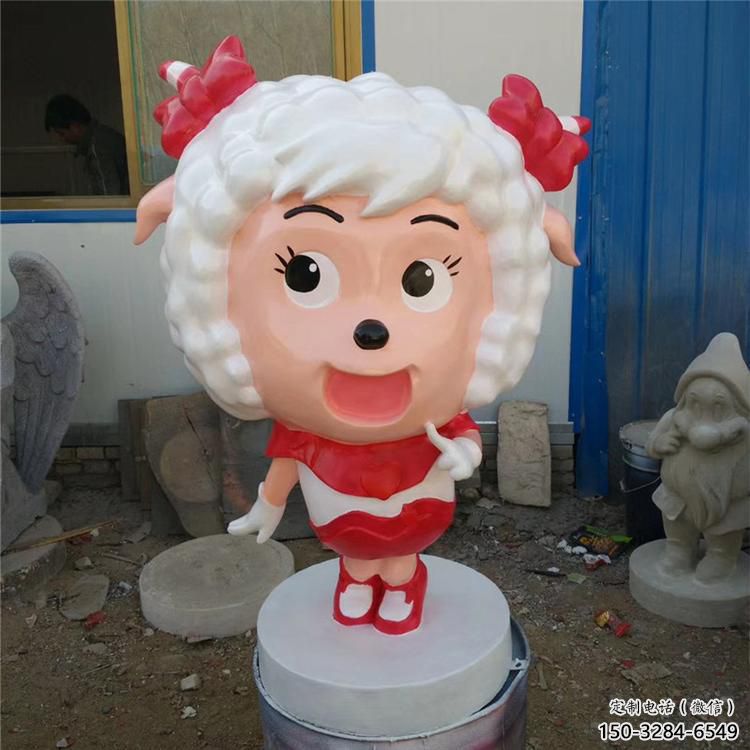 喜羊羊雕塑厂家,卡通动漫雕塑小品,玻璃钢彩绘工艺 喜羊羊雕塑厂家,卡通动漫雕塑小品,玻璃钢彩绘工艺