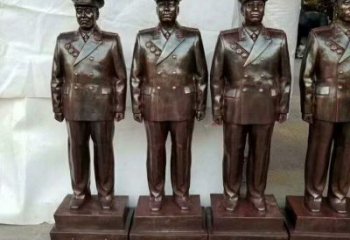 元帅人物雕塑，革命主题雕塑，仿铜元帅人物雕塑厂家