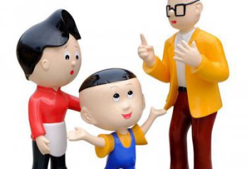 大头儿子雕塑厂家，卡通熊出没雕塑，影视剧动漫主题