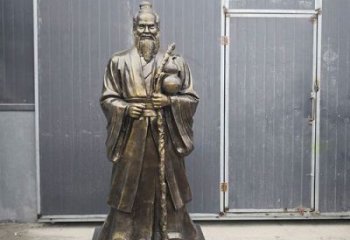 孙思邈雕塑厂家，古代神医雕塑，仿铜孙思邈雕塑制作