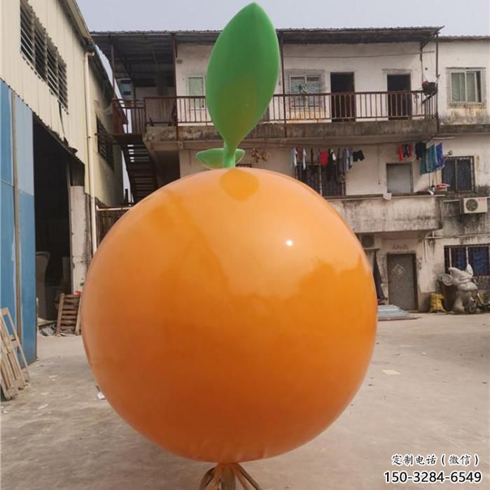桔子雕塑厂家,公园园林水果小品,玻璃钢桔子雕塑制作 桔子雕塑厂家,公园园林水果小品,玻璃钢桔子雕塑制作