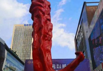辣椒雕塑厂家，城市商业街雕塑，玻璃钢仿真辣椒雕塑小品