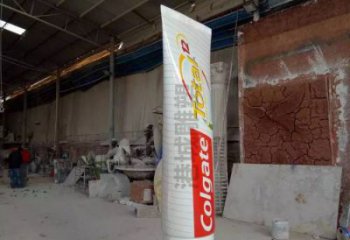 牙膏雕塑厂家，城市广场宣传雕塑，玻璃钢仿真牙膏雕塑厂