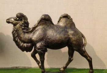 骆驼雕塑厂家，公园动物小品，玻璃钢仿真骆驼雕塑厂