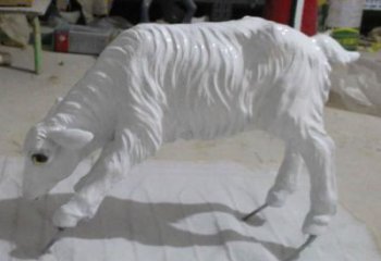绵羊雕塑厂家，仿真玻璃钢绵羊雕塑厂