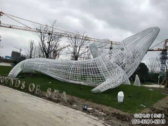 鲸鱼雕塑厂家,镂空动物摆件,公园仿真鲸鱼雕塑制作 鲸鱼雕塑厂家,镂空动物摆件,公园仿真鲸鱼雕塑制作
