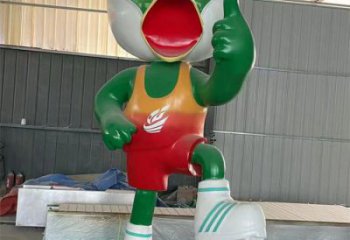 飞鸟雕塑厂家，卡通动物小品，玻璃钢彩绘飞鸟雕塑厂