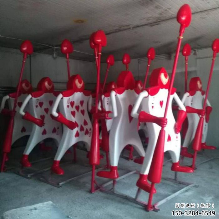 扑克雕塑厂家,抽象景观雕塑,彩绘扑克雕塑厂 扑克雕塑厂家,抽象景观雕塑,彩绘扑克雕塑厂