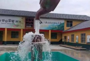 天壶雕塑厂家，公园景观雕塑，玻璃钢天壶雕塑厂