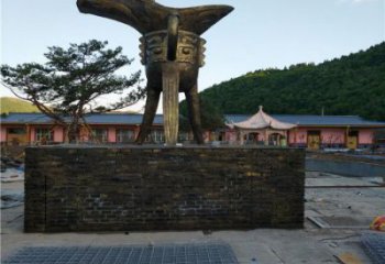 酒尊雕塑厂家，城市广场景观雕塑，大型酒樽雕塑厂