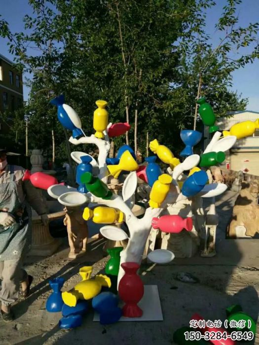 公园糖果景观雕塑小品