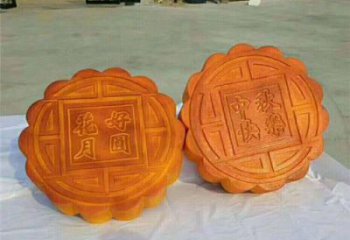 仿真月饼雕塑