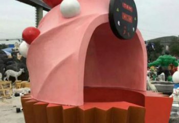 大型房子雕塑 售楼处房子雕塑
