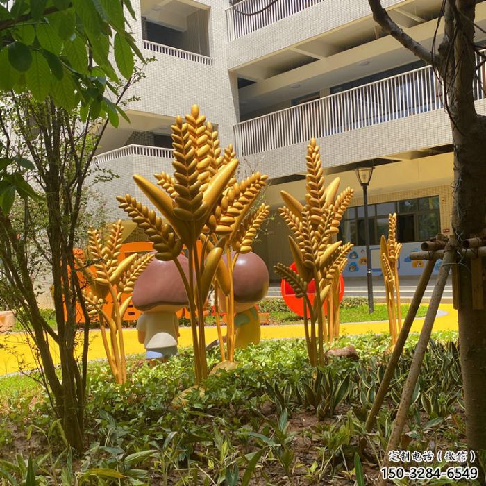 城市水稻雕塑厂家 风景区彩绘雕塑 抽象摆件 城市水稻雕塑厂家 风景区彩绘雕塑 抽象摆件