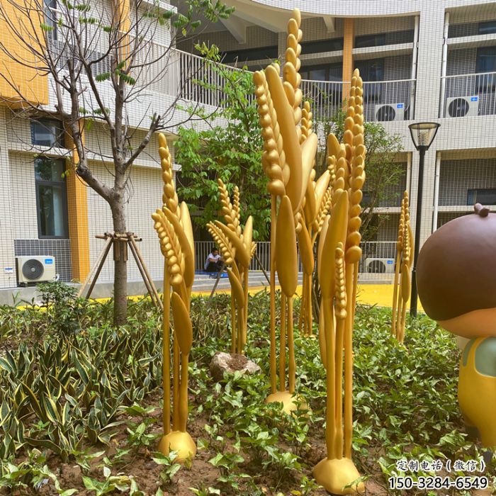 古铜色水稻雕塑厂家 大型城市雕塑 商业街摆件 古铜色水稻雕塑厂家 大型城市雕塑 商业街摆件