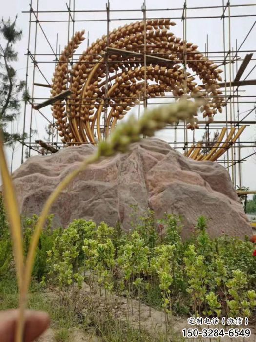广场青稞雕塑厂家 公园仿真雕塑 抽象摆件 广场青稞雕塑厂家 公园仿真雕塑 抽象摆件