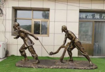 庭院农耕牛雕塑厂家 城市古铜色雕塑 动物小品