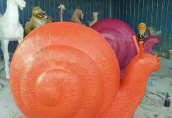 庭院蜗牛雕塑厂家 城市古铜色雕塑 动物小品