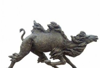 园林骆驼雕塑厂家 城市广场雕塑 步行街摆件