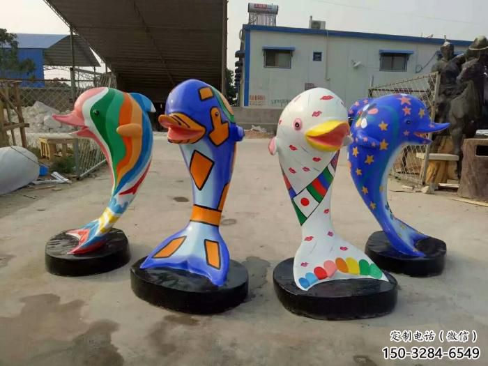 广场海豚雕塑厂家 公园仿真雕塑 抽象摆件 广场海豚雕塑厂家 公园仿真雕塑 抽象摆件