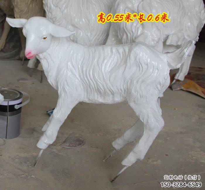 公园山羊雕塑厂家 酒店门口雕塑 彩绘摆件 公园山羊雕塑厂家 酒店门口雕塑 彩绘摆件