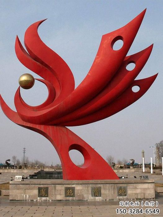 广场凤凰雕塑厂家 公园仿真雕塑 抽象摆件 广场凤凰雕塑厂家 公园仿真雕塑 抽象摆件