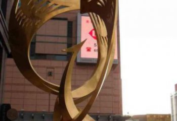 大型凤凰雕塑厂家 商业街广场雕塑 古铜色摆件