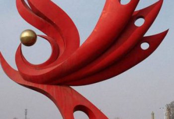 广场凤凰雕塑厂家 公园仿真雕塑 抽象摆件