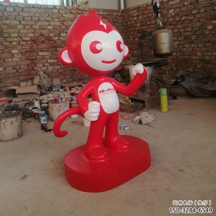 商场猴子雕塑 仿真动物雕塑 店门口小品