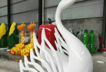 园林天鹅雕塑 风景区仿真雕塑 广场小品
