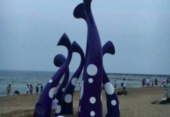 售楼处水母雕塑 商业街仿真雕塑 海洋生物摆件