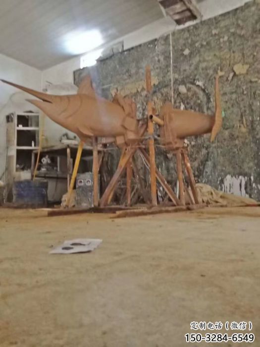售楼处剑鱼雕塑 商业街仿真雕塑 海洋生物摆件 售楼处剑鱼雕塑 商业街仿真雕塑 海洋生物摆件