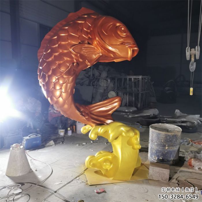 水景鲤鱼雕塑 风景区几何雕塑 广场小品 水景鲤鱼雕塑 风景区几何雕塑 广场小品