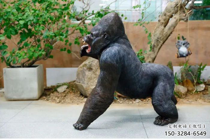 园林黑猩猩雕塑 风景区仿真雕塑 广场小品 园林黑猩猩雕塑 风景区仿真雕塑 广场小品