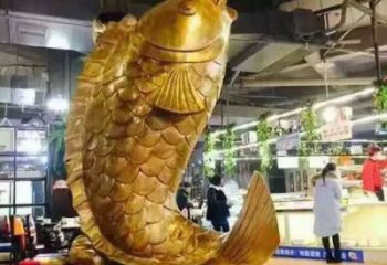 风景区鲤鱼雕塑 售楼处广场雕塑 仿古摆件