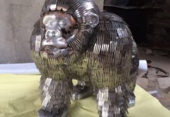 仿真大猩猩雕塑 酒店公园雕塑 风景区摆件