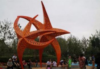 公园海星雕塑 酒店门口雕塑 彩绘摆件