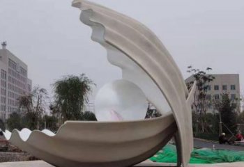 创意贝壳雕塑 步行街店门口雕塑  景观小品