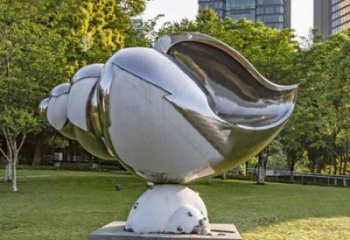 城市海螺雕塑 风景区彩绘雕塑 抽象摆件