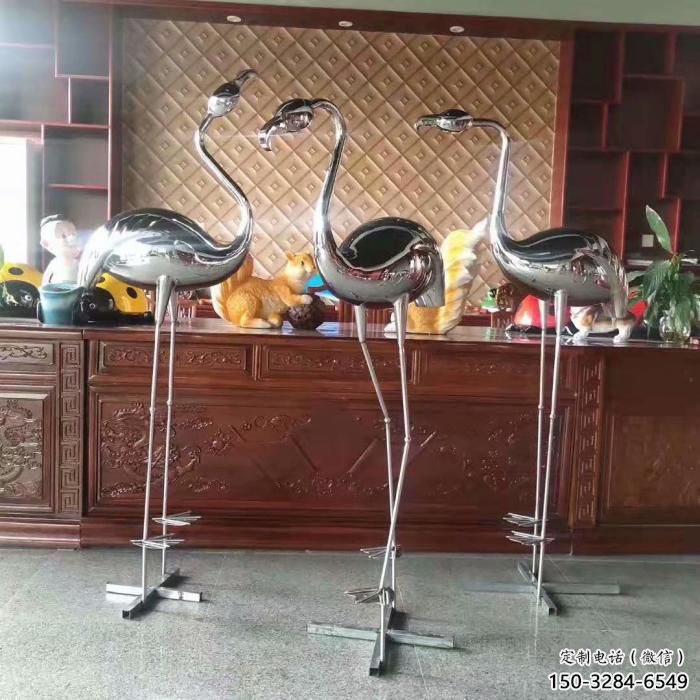 商场火烈鸟雕塑 仿真动物雕塑 店门口小品 商场火烈鸟雕塑 仿真动物雕塑 店门口小品