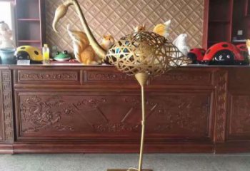 仿真火烈鸟雕塑 店门口园林雕塑 动物小品