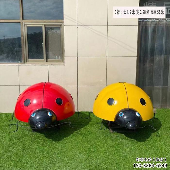 大型瓢虫雕塑 门口创意雕塑 售楼处小品 大型瓢虫雕塑 门口创意雕塑 售楼处小品