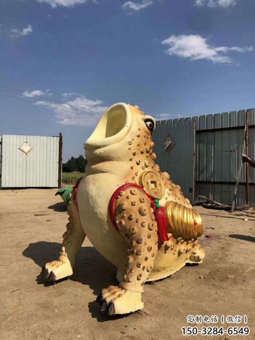 风景区金蟾雕塑 售楼处广场雕塑 仿古摆件