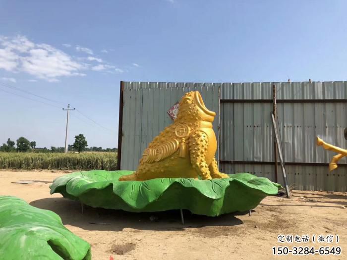 水景金蟾雕塑 风景区几何雕塑 广场小品 水景金蟾雕塑 风景区几何雕塑 广场小品
