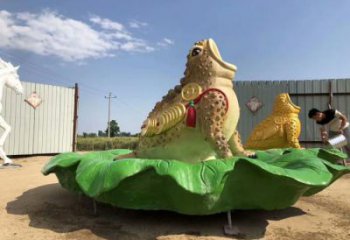园林金蟾雕塑 城市广场雕塑 步行街摆件